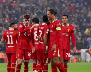 利物浦闯入八强,欧冠前景一片光明 利物浦闯入八强,欧冠前景一片光明