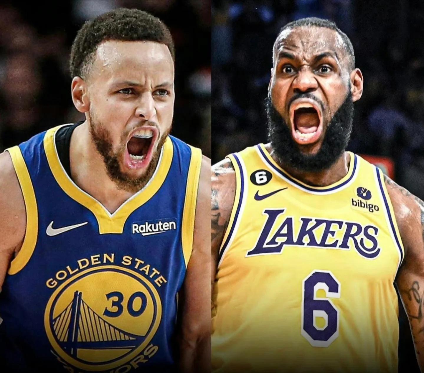 湖人vs勇士大战一触即发,球迷瞩目 湖人vs勇士大战一触即发,球迷瞩目