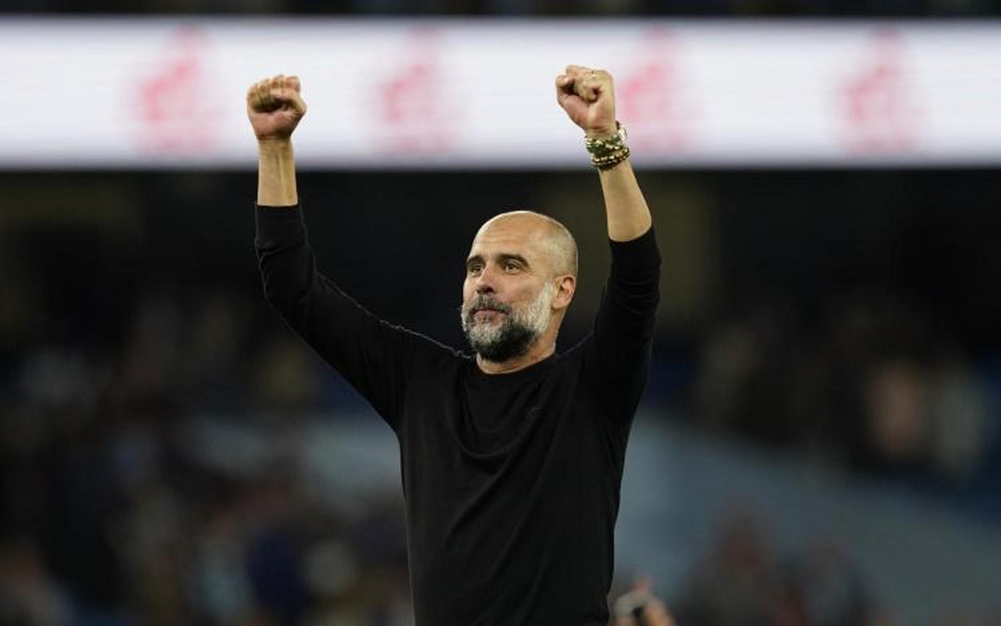 关于瓜迪奥拉露笑容,曼城客场告捷追平积分的信息 关于瓜迪奥拉露笑容,曼城客场告捷追平积分的信息