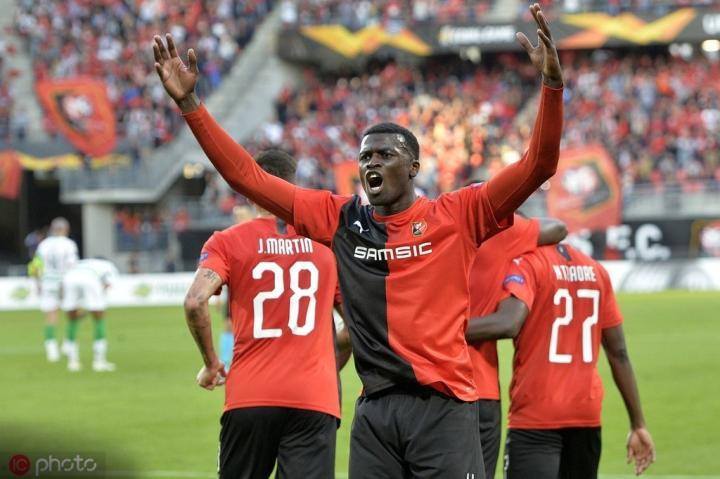 格恩纳进球,雷恩惨败防守转瞬即失 格恩纳进球,雷恩惨败防守转瞬即失