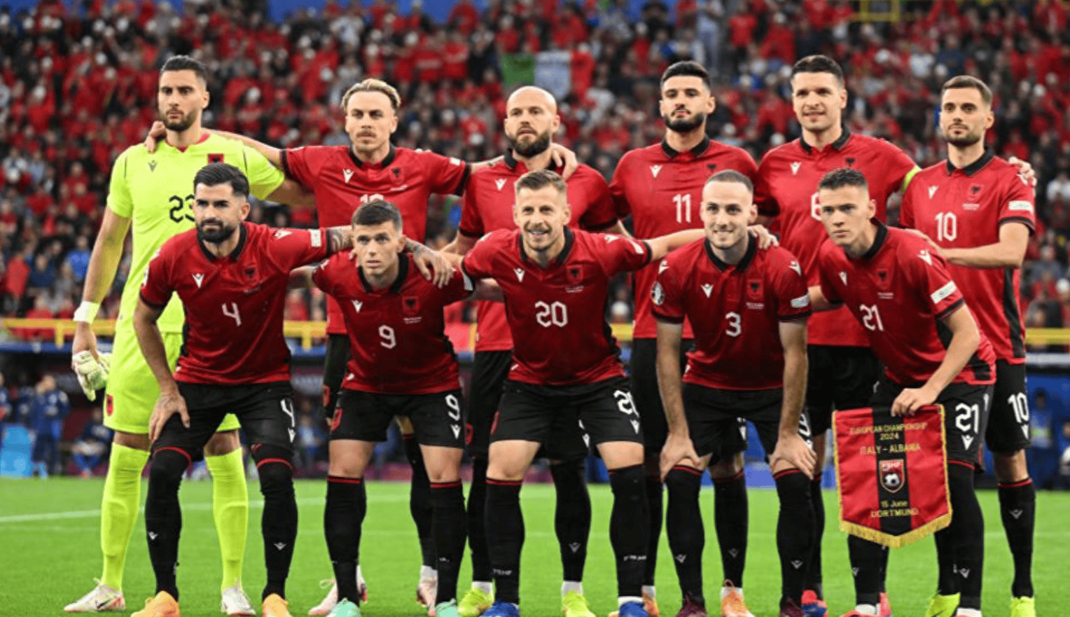 阿尔巴尼亚队在比赛中大获全胜 阿尔巴尼亚队在比赛中大获全胜